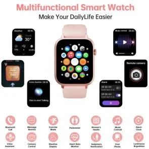 Фото: Смарт годинник Oukitel V3 Pink (6941749818607) № 2 | KTC