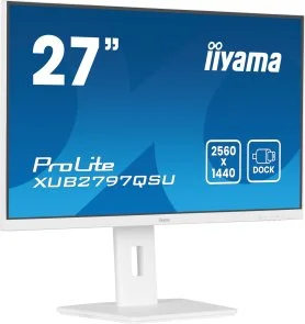 Фото: Монітор iiyama ProLite XUB2797QSU-W2 White - 27" IPS / 2560×1440 / 100 Гц / Adaptive Sync / Pivot / HAS № 2 | KTC