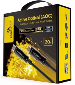 Кабель Cablexpert v2.0 HDMI / HDMI 20m Black (CCBP-HDMI-AOC-20M-02)