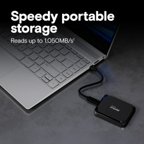Зовнішній SSD-накопичувач Crucial X9 1TB Black (CT1000X9SSD9)