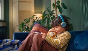 Гарнітура накладна Philips Kids TAK2000CT/00, Chrystal Teal