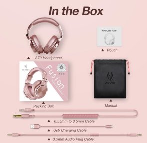 Гарнітура OneOdio Fusion A70 Rose Gold