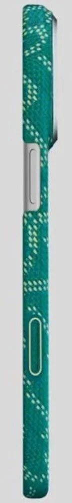 Фото: Чохол Pitaka for Apple iPhone 17 Pro - Ultra-Slim Monogram Green/Gold (KI1701PTK) № 4 | KTC