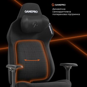 Крісло GamePro GC925B Fabric Black