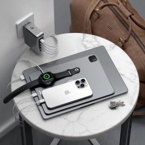 Зарядний пристрій Satechi Travel PD GaN 145W Space Gray (ST-W145GTM)