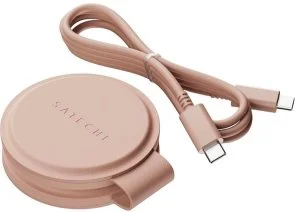 Фото: Бездротова зарядна станція Satechi OntheGo 2-in-1 Desert Rose (ST-QTG21R) № 5 | KTC