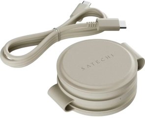 Бездротова зарядна станція Satechi OntheGo 3-in-1 Sand (ST-QTG31W)
