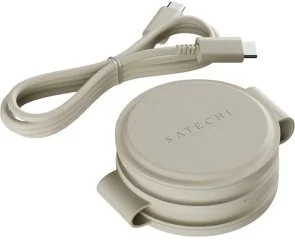 Фото: Бездротова зарядна станція Satechi OntheGo 3-in-1 Sand (ST-QTG31W) № 6 | KTC