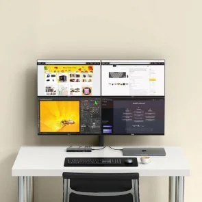 Фото: Док-станція Satechi Thunderbolt 4 Docking with DisplayLink Space Gray (ST-DT4MDM-EU) № 6 | KTC
