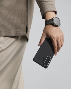 Чохол Pitaka for Samsung S26 Ultra - Edge Ultra-Slim Case Classic Twill 600D Black/Grey (KS2601U)