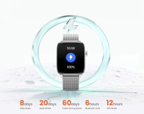 Смарт годинник Mibro Fit 44mm Silver (XPAW027S)