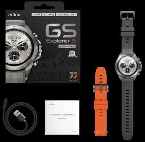 Смарт годинник Mibro GS Explorer S 48mm Titanium Silicone (XPAW023TS)
