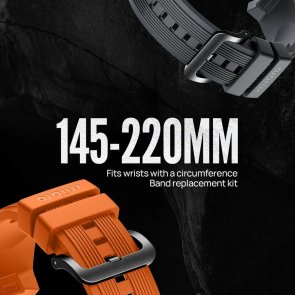 Смарт годинник Mibro GS Explorer S 48mm Obsidian Black (XPAW023OB)