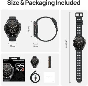 Фото: Смарт годинник Mibro GS Pro 2 48mm Dark Gray (XPAW025D) № 5 | KTC