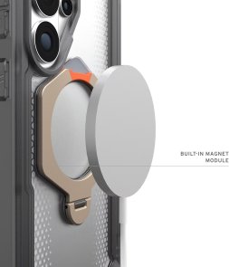 Чохол UAG for Samsung S26 Ultra - Plasma XTE 360 with Magnet Ash/Pop Orange (214525113131)