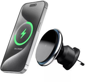 Кріплення для мобільного телефону Proove Magic Circle 15W Black (44888)