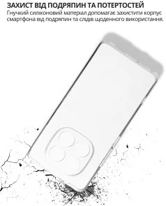 Фото: Чохол BeCover for Xiaomi Redmi Note 15 5G - Transparancy (715050) № 4 | KTC