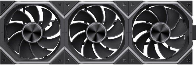 Кулер Gamemax FN12A-N2 Wireless Revers Black 3pcs (FN12A-N2 WL-R)