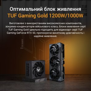 Відеокарта ASUS TUF Gaming GeForce RTX 5090 32GB GDDR7 OC Edition (TUF-RTX5090-O32G-GAMING)