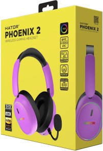 Гарнітура Hator Phoenix 2 Wireless Cyber Violet (ESH42)