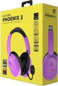 Фото: Гарнітура Hator Phoenix 2 Wireless Cyber Violet (ESH42) № 7 | KTC