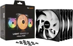 Фото: Кулер be quiet! Light Wings LX PWM Black 3pcs (BL127) № 4 | KTC