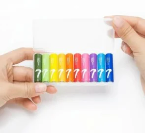 Фото: Батарейка Xiaomi CUKTECH B07 Rainbow Alkaline LR03 AAA BL/10 (CUKAAB07CNMX) № 4 | KTC