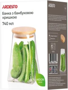 Фото: Банка Ardesto Midori 0.7L Clear (AR1374BBC) № 5 | KTC