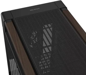 Фото: Корпус ASUS ProArt PA602 Walnut Wood Edition Modern Black Tempered Glass Panel (90DC00J0-B09030) № 10 | KTC