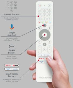 Телевізор LED Thomson 32HG4M45 (Google TV, Wi-Fi, 1366x768)