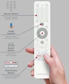 Фото: Телевізор LED Thomson 32HG4M45 (Google TV, Wi-Fi, 1366x768) № 10 | KTC