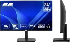 Фото: Монітор 2E A2425B Black (2E-A2425B-01.EU) - 23.8" VA / 1920×1080 / 100 Гц / AMD FreeSync № 2 | KTC