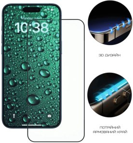 Захисне скло Anank 3D Invisible для Apple iPhone 16 Pro Max