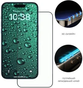 Фото: Захисне скло Anank for Apple iPhone 16 Pro Max - 3D Invisible (2003213) № 3 | KTC