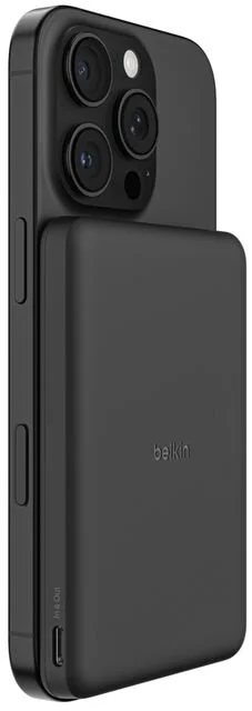 Фото: Батарея універсальна Belkin BoostCharge Slim Magnetic 5000mAh 15W Black (BPD010HQBK) № 5 | KTC