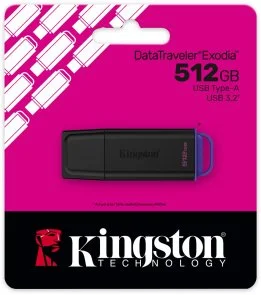 Фото: Флешка USB Kingston DataTraveler Exodia G2 512GB Black/Purple (DTXG2/512GB) № 5 | KTC