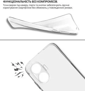 Фото: Чохол BeCover for Poco F7 - Transparancy (714910) № 4 | KTC