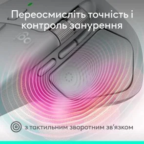 Фото: Миша Logitech MX Master 4 Performance Wireless/Bluetooth Pale Gray (910-007563) № 2 | KTC
