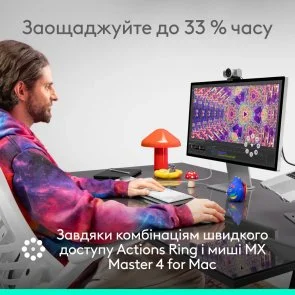 Фото: Миша Logitech MX Master 4 for Mac Space Black (910-007577) № 3 | KTC