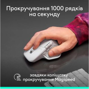 Миша Logitech MX Master 4 for Mac White Silver (910-007576)