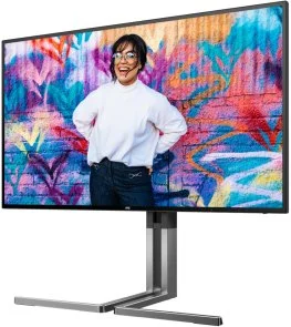 Фото: Монітор AOC Graphic Pro U27U3CV Black/Silver - 27" IPS / 3840×2160 / 60 Гц / Adaptive Sync / Pivot / HAS № 4 | KTC