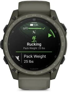 Фото: Смарт годинник Garmin tactix 8 - 51 mm AMOLED Cerakote Coating Includes Applied Ballistics Ultralight Solver and Olive Drab Cerakote Coating (010-04553-11) № 2 | KTC