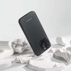 Чохол Pitaka for Apple iPhone 16 Pro - Military-Grade Protective Classic Twill 600D Black/Grey (KI1601PPA)