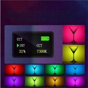 Лампа відеосвітло RTAKO RDJ-03 Pocket RGB photography fill light (6942063222873)