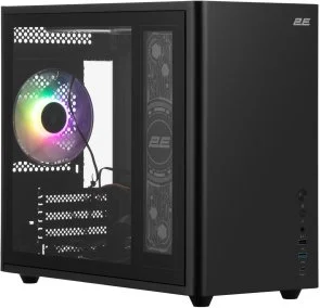 Фото: Корпус 2E Credo Plus V350BG Black with window (2E-V350BG) № 2 | KTC
