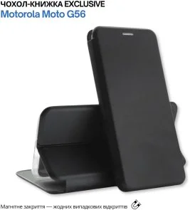 Фото: Чохол BeCover for Motorola Moto G56 - Exclusive Black (715489) № 4 | KTC
