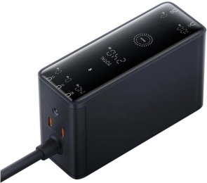 Зарядний пристрій Baseus GaN3 Intelligent Desktop PD QC 240W 5A Bl (P10163901113-00)