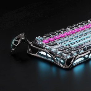 Клавіатура Gravastar Mercury V75 Pro 80key GravaStar x Gateron Magnetic Jade Gaming USB Cyberpunk