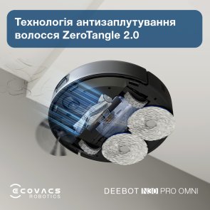Робот-пилосос ECOVACS DEEBOT N30 Pro Omni Black (YDLX11-1 BLACK)