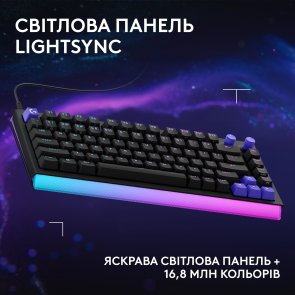 Клавіатура Logitech G512 X 75 Tactile ENG/UKR USB Black (920-013934)